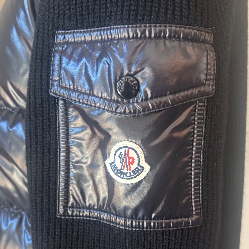 Moncler Padded Wool Cardigan Jacket Size S Authentic - Picture 9 of 17